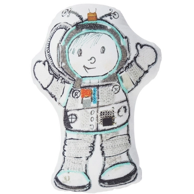 Zierkissen Beddinghouse Astronaut Grau Kinder