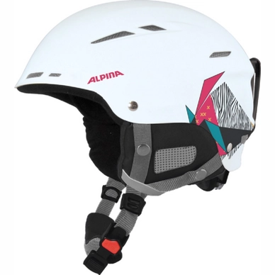 Skihelm Alpina Unisex Biom White Pink Mat
