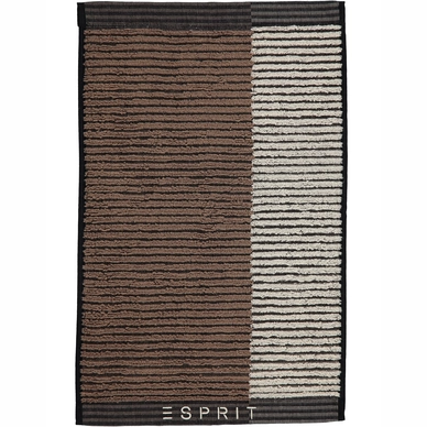 Serviette Invité Esprit Bloki Black Brown Oatmeal