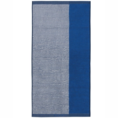 Serviette de Douche Esprit Bloki Jeans Silver Royal Blue