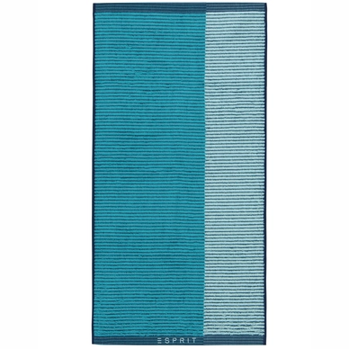 Douchelaken Esprit Bloki Jeans Turquoise Blue