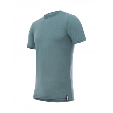 Ondershirt Santini Men High Performance Short Sleeve Wool Base Sage