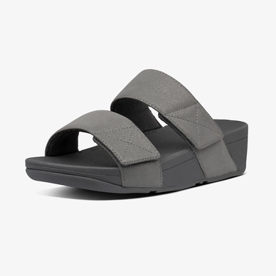 FitFlop Mina Shimmer Slides Pewter