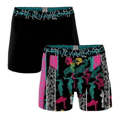 Boxershorts Muchachomalo Boys Boom Bap Print Black (2-teilig)