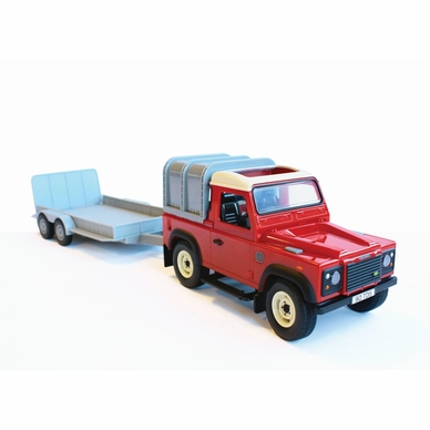 Britains Land Rover Met Trailer En Balen Big Farm