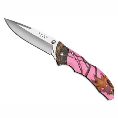 Folding Knife Bantam BHW Pink Camo Buck