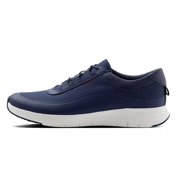 FitFlop Men Farren Crosshatch Sneaker Maritime Blue