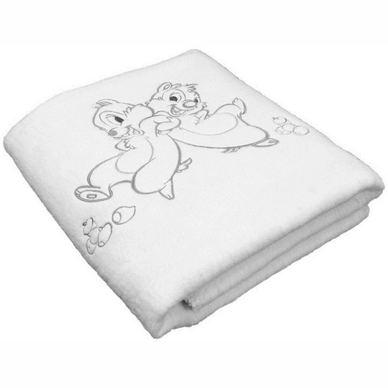 Babydeken Anel Knabbel en Babbel Grey Fleece