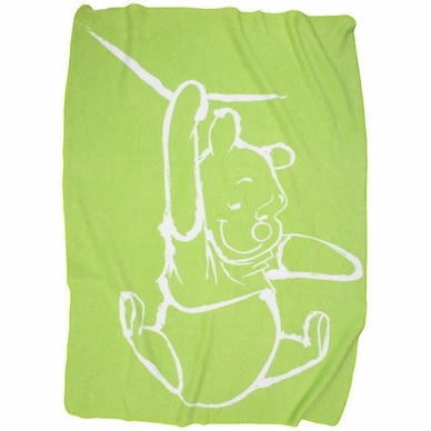 Babydeken Anel Silly Pooh Lime Katoen