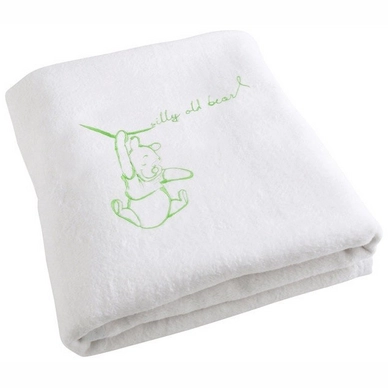 Babydeken Anel Silly Pooh Lime Fleece
