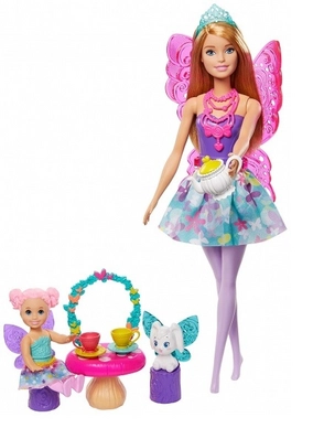 Barbie Fee speelset Dreamtopia: Theekransje (GJK50)