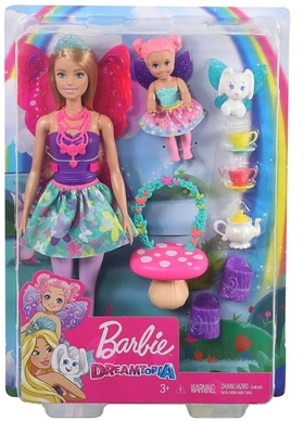 Barbie Fee speelset Dreamtopia Theekransje (GJK50)4