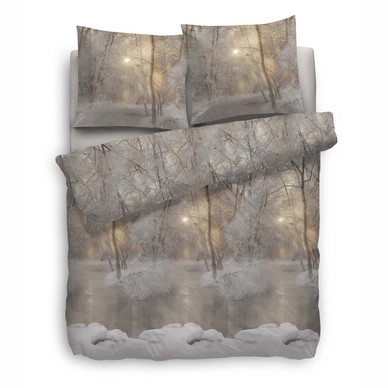 Bettwäsche Heckett & Lane Bear Taupe Flanell