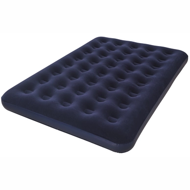 Airbed Bestway Flocked Blue Double