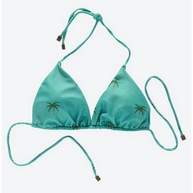 Bikinitop OAS Women Blue Palm