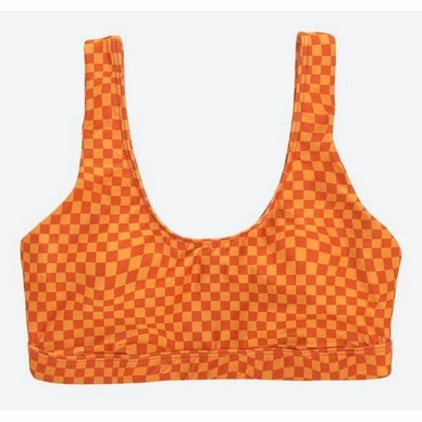 Bikinitop OAS Women Orange Chess Sport