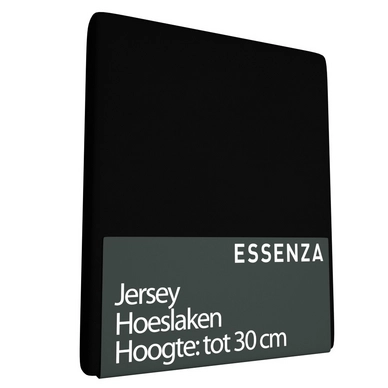 Hoeslaken Black Essenza (Jersey)