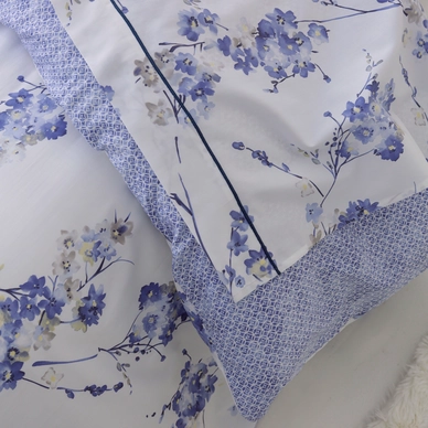 Taie d'oreiller Tradilinge Blossom Faïence Satin de Coton (50 x 70 cm)