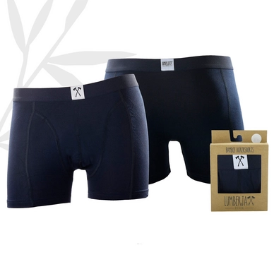 Boxershort Lumberjax Men Marine Blauw