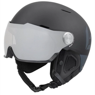 Skihelm Bollé Might Visor Matte Black Grey Silver