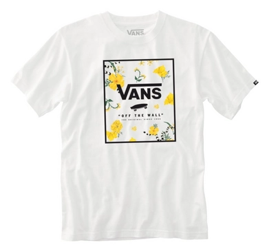 T-Shirt Vans Men Print Box SS White Super Bloom