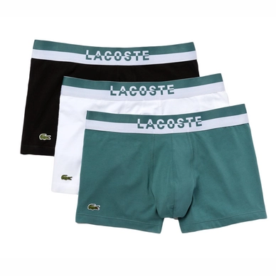 Boxershort Lacoste Men Casual Groen / Wit / Zwart (Set van 3)
