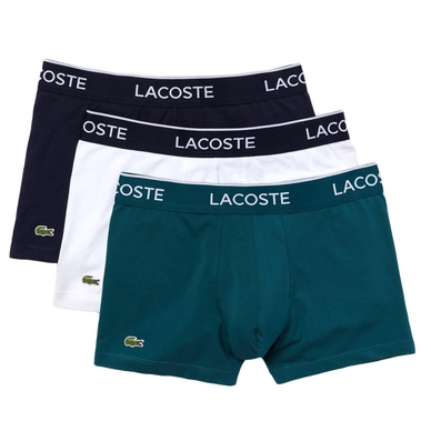 Boxershort Lacoste Men Casual Navy Blue / White / Pine (Set van 3)