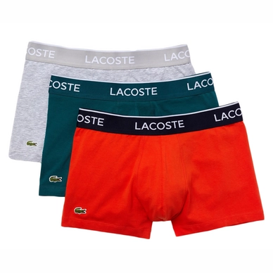 Boxershort Lacoste Men Casual Rood / Groen / Grijs (Set van 3)