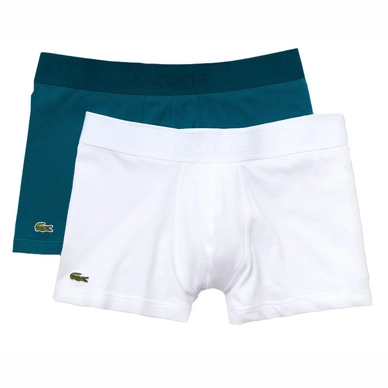 Boxershort Lacoste Men Pique Groen / Wit (Set van 2)