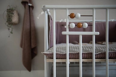 Boxkleed Wafel Amsterdam Plum-Misty Grey_5