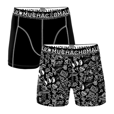Boxers Muchachomalo Men Iconic Art Black (set de 2)