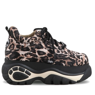 Sneaker Buffalo 1337-14 Leopard Satin Leather