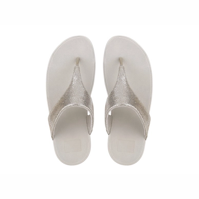 Slipper FitFlop Shimmy™ Suede Toe-Post Silver
