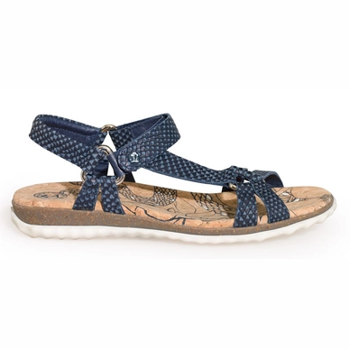 Sandalen Panama Jack Caribel Snake B1 Napa Marino Navy
