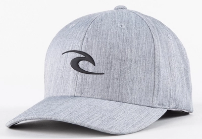 Pet Rip Curl Men Tepan Weld Flexfit Cap Light Grey