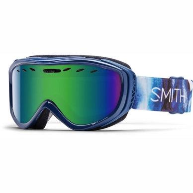 Skibril Smith Cadence Crystalline Frame/Green Sol X Mirror/Yellow Lens