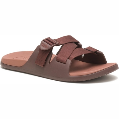 Slipper Chaco Men Chillos Slide Chocolate Pink