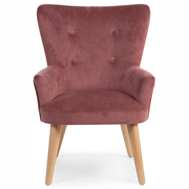 Kinderstoel Childhome Sofa Klein Velvet Bordeaux