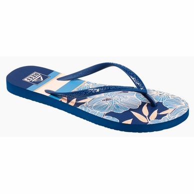 Slipper Reef Women Seaside Prints Navy Blossom
