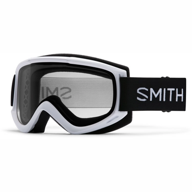 Skibril Smith Cascade Classic White Frame/Clear Lens