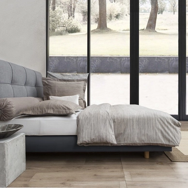 Bettwäsche Heckett & Lane Refined Crosby Braun Baumwolle