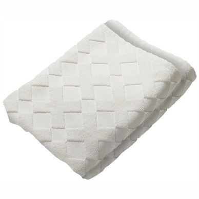Gastendoek Mette Ditmer Cross Off White (set van 2)