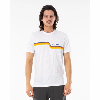 T-Shirt Rip Curl Hommes Surf Revival Tee White