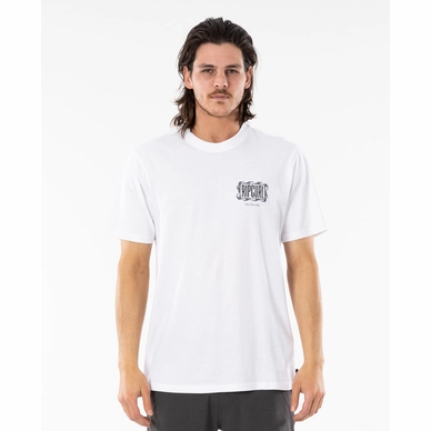 T-Shirt Rip Curl Hommes Mind Wave Logo Tee White