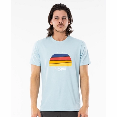 T-Shirt Rip Curl Surf Revival Hey Muma Tee Light Blue Herren