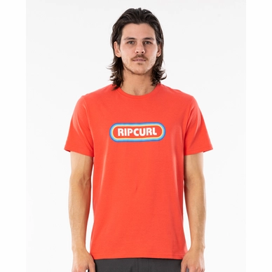 T-Shirt Rip Curl Surf Revival Hey Muma Tee Cayenne Herren