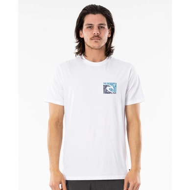 T-Shirt Rip Curl Icon Cutout Tee White Herren
