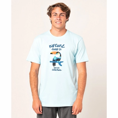 T-Shirt Rip Curl Men Destination Animals SS Light Blue