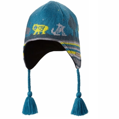 Bonnet Columbia Youth Winter Worn Peruvian Kids Deep Marine Critter