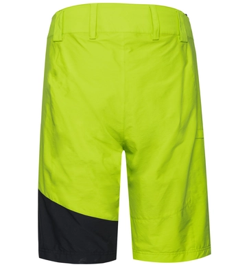 Fietsbroek Odlo Mens Shorts Morzine EleHerent Acid Lime Black